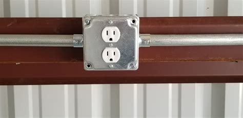 metal electrical box installation